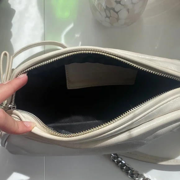 Zara off-white baguette bag - Picture 3 of 5